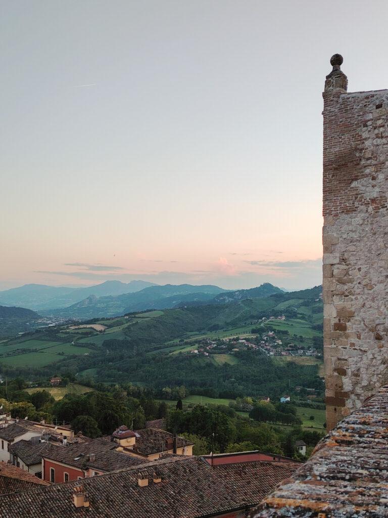 Tramonto dalla Rocca Malatestiana - Verucchio