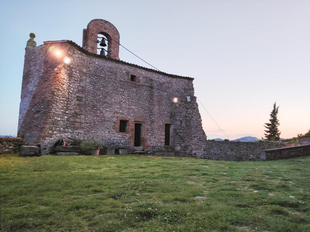 Tramonto dalla Rocca Malatestiana - guardiola - Verucchio