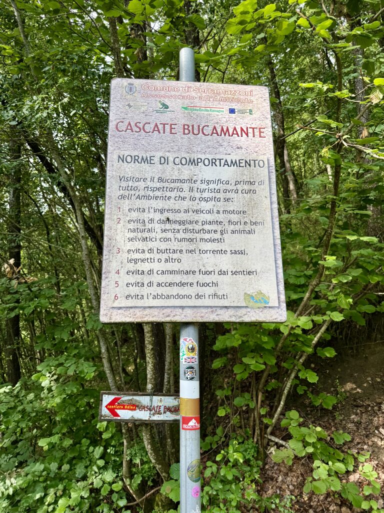 Cascate del Bucamante - trekking con il cane in Appennino Modenese